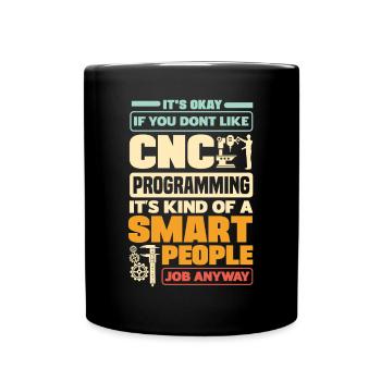 Cnc Machiniste Métallurgiste Usinage CNC - Mug uni - noir - Devant