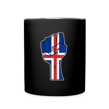 Islande - Mug uni - noir - Devant