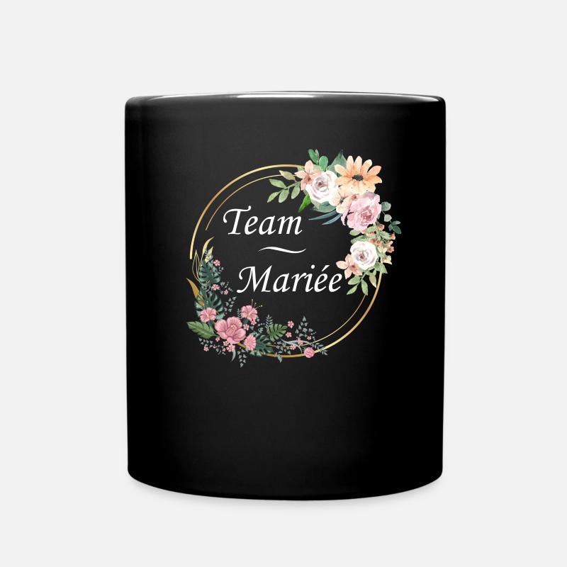 Team mariée - Mug uni - noir