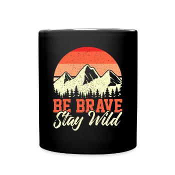 Outdoor - Tasse einfarbig - Schwarz - Vorne