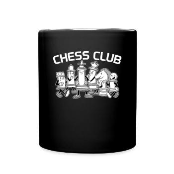 Chess Club Chess Club Gift - Full Colour Mug - black - Front