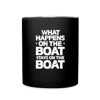 Capitaine - Mug uni - noir - Devant