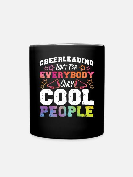 Cheer Cheerleading Cheerleading - Tasse einfarbig - Schwarz