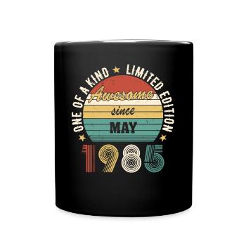 Génial depuis mai 1985 Édition Limitée Anniversaire - Mug uni - noir - Devant