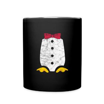 Pinguin - Tasse einfarbig - Schwarz - Vorne