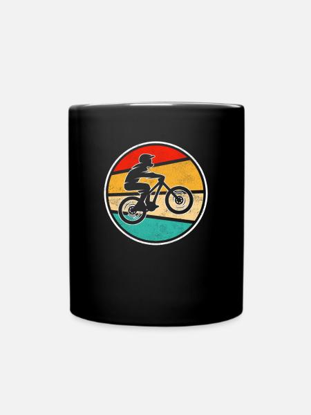 Logo rétro de VTT - Mug uni - noir
