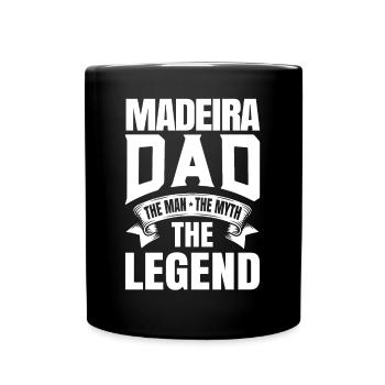Cadeau de père de Madère - Mug uni - noir - Devant