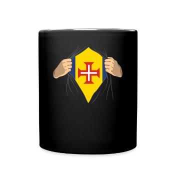 Madère fier cadeau - Mug uni - noir - Devant