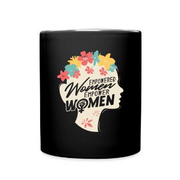 Féminisme féministe Militante des droits des femmes - Mug uni - noir - Devant