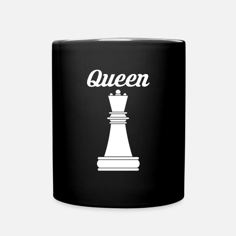 Queen Chess Piece Chemise cadeau - Mug uni - noir