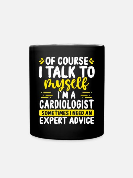 Cardiologist Appreciation Advice Heart Whisperer - Tasse einfarbig - Schwarz