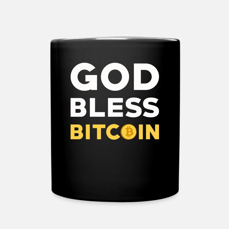 Bitcoin - Tasse einfarbig - Schwarz