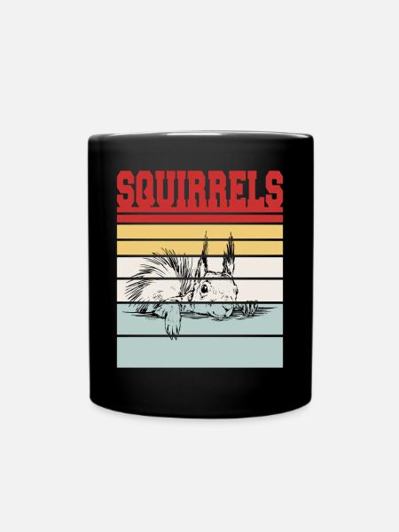 SQUIRRELS - Tasse einfarbig - Schwarz
