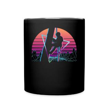 Arborist Vaporwave Aesthetic Retro - Tasse einfarbig - Schwarz - Vorne
