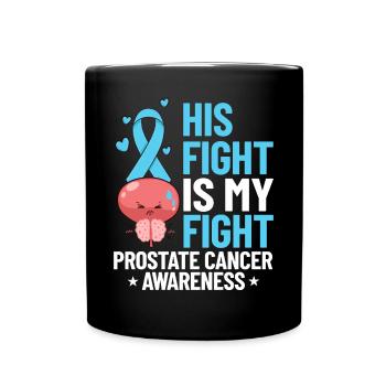 Prostatakrebs Prostata Krebs Chemo - Tasse einfarbig - Schwarz - Vorne