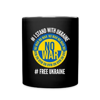 Ukraine, Ukraine, Ukraine, Ukrainisch, Ukrainisch - Tasse einfarbig - Schwarz - Vorne
