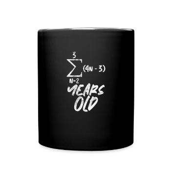 14th Birthday Mathematics - Full Colour Mug - black - Front