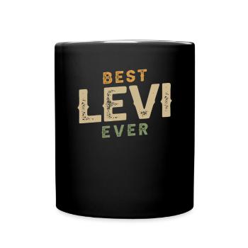 Best Levi Personalized Name Funny - Full Colour Mug - black - Front