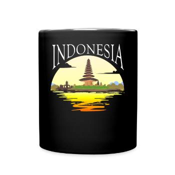 Indonesia - Full Colour Mug - black - Front