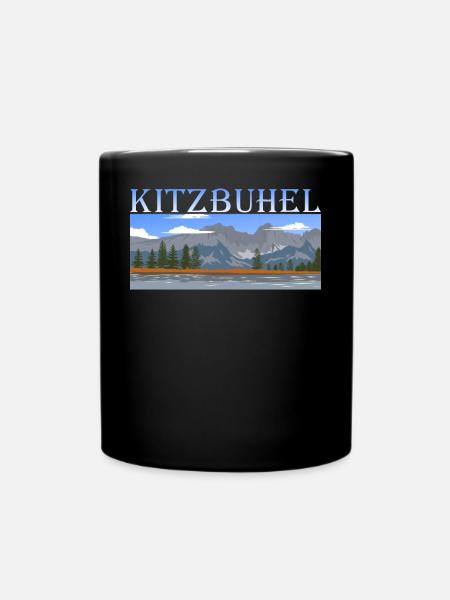 Kitzbühel - Tasse einfarbig - Schwarz