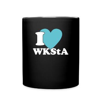 Ich Liebe WKStA Politik Skandal Kurz Shirt - Tasse einfarbig - Schwarz - Vorne