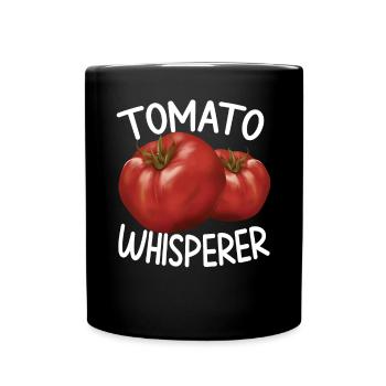 Tomato Whisperer Gift - Full Colour Mug - black - Front