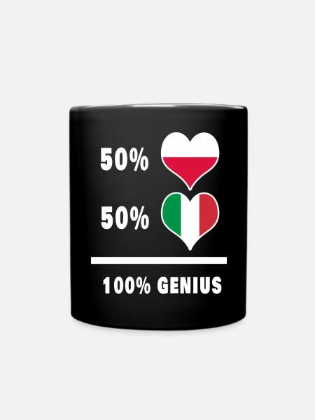 Génie de l'Italie et de la Pologne - Mug uni - noir