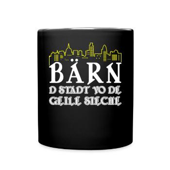 Bärn Geile Sieche - Tasse einfarbig - Schwarz - Vorne