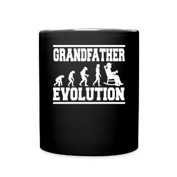 GRANDFATHER EVOLUTION Tee - Tasse einfarbig - Schwarz - Vorne