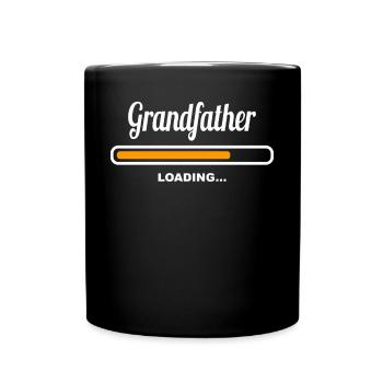 Grandfather Loading - Tasse einfarbig - Schwarz - Vorne
