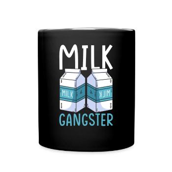 Milk Gangster - Full Colour Mug - black - Front