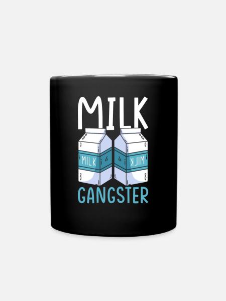 Milch Gangster - Tasse einfarbig - Schwarz