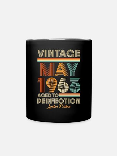Millésime vieilli à la perfection mai 1963 - Mug uni - noir