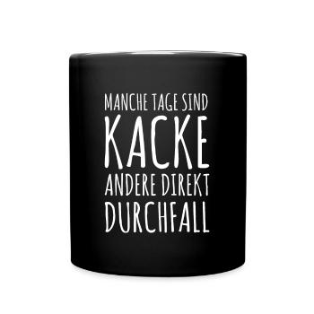 Altenpflege Pfleger Pandemie Krankenpflege - Tasse einfarbig - Schwarz - Vorne