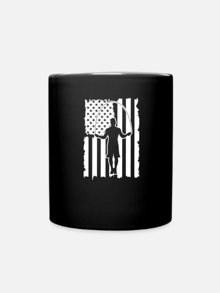 Seilspringen Seilhüpfen Springseil Geschenk - Tasse einfarbig - Schwarz