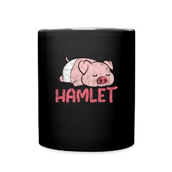 Pig Pig PigLet Sow Pigs Gift - Full Colour Mug - black - Front