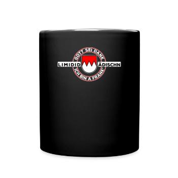 Gott Sei Dank Ich Bin A Frank Limidid Ädischn - Tasse einfarbig - Schwarz - Vorne