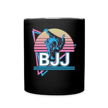 Brasilianisches Jiu Jitsu BJJ Geschenk - Tasse einfarbig - Schwarz - Vorne