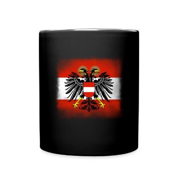 Autriche - Mug uni - noir - Devant