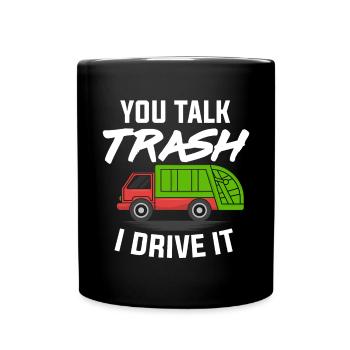 Garbage Man Cadeau Garbage Collection Waste Profession - Mug uni - noir - Devant
