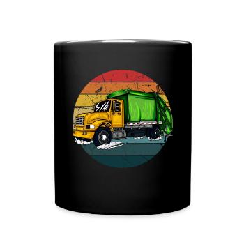 Garbage Man Gift Garbage Garbage Collection Waste Profession - Full Colour Mug - black - Front
