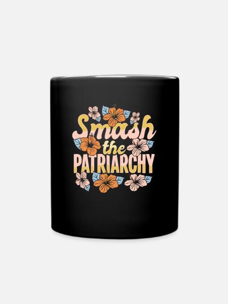 Feminismus Feministin Gleichberechtigung - Tasse einfarbig - Schwarz