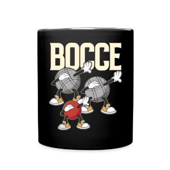 Dabbing Bocce Ball with Jack Bocci Dab Game Bocce - Full Colour Mug - black - Front