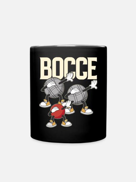 Dabbing Bocce Ball avec Jack Bocci Dab Game Bocce - Mug uni - noir