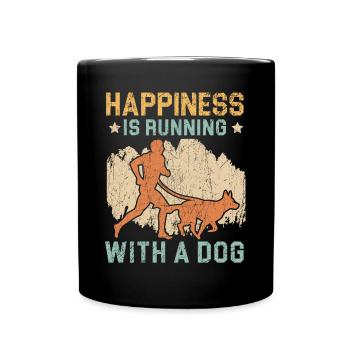 Canicross Lover Chien Course Sport Jogging Agilité - Mug uni - noir - Devant