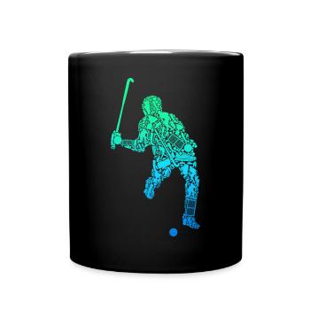 Joueurs de hockey sur gazon Hockey Garçons Enfants - Mug uni - noir - Devant