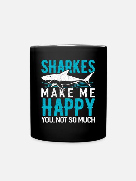 Shark - Tasse einfarbig - Schwarz