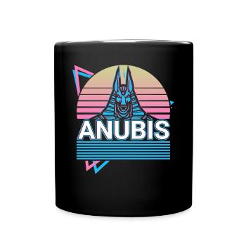 Anubis Egyptian God Egypt Gift - Full Colour Mug - black - Front