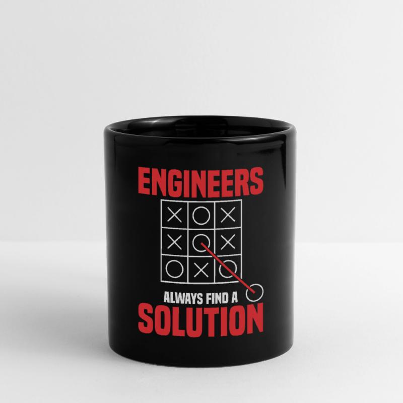 Engineers Always Find A Solution Engineering Appar Tasse einfarbig