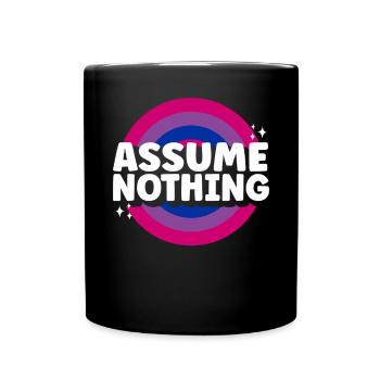 Bisexuel Bi Pride Flag Assume - Mug uni - noir - Devant
